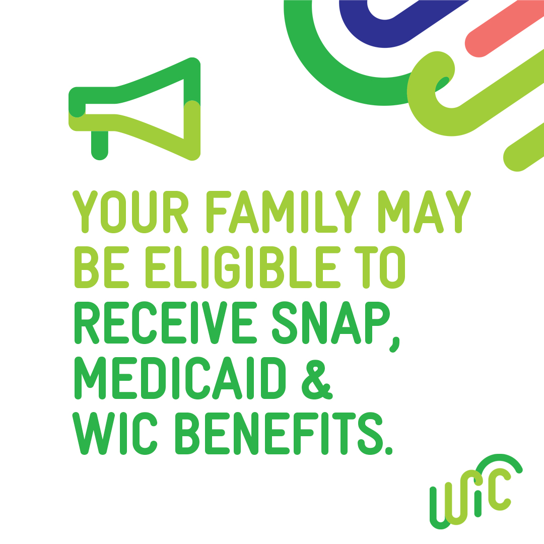Did you know? 89% of WIC participants also used SNAP, Medicaid, and/or TANF in 2021. In fact, if you qualify for SNAP and have a little one under age five, you automatically qualify for WIC, too!

Contact your WIC clinic today: mmdhd.org/wic/ #HealthyStartsHere