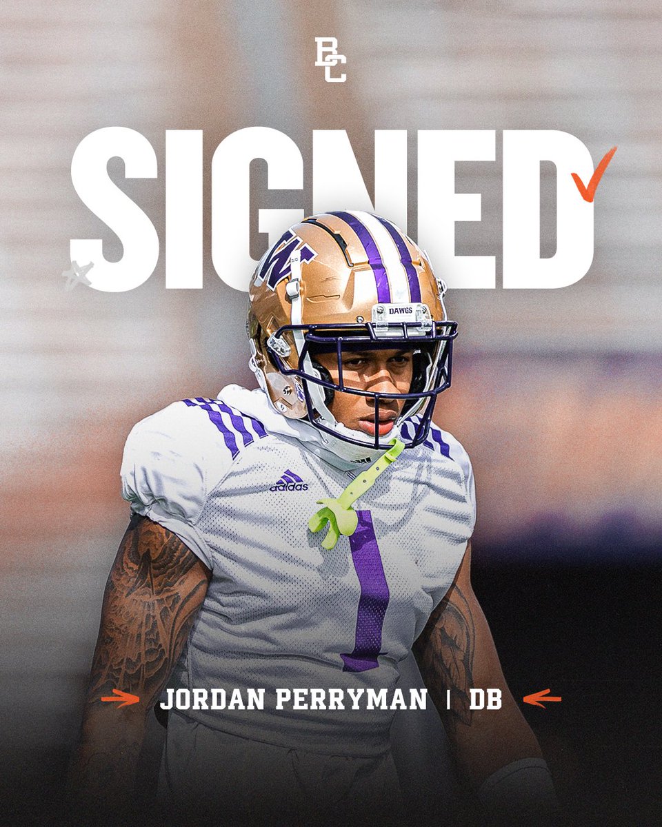 We have signed former @UW_Football defensive back Jordan Perryman to the camp roster. Welcome, @masteerjaay 🙌🏽 READ MORE 📝 | bit.ly/3OZD1EK