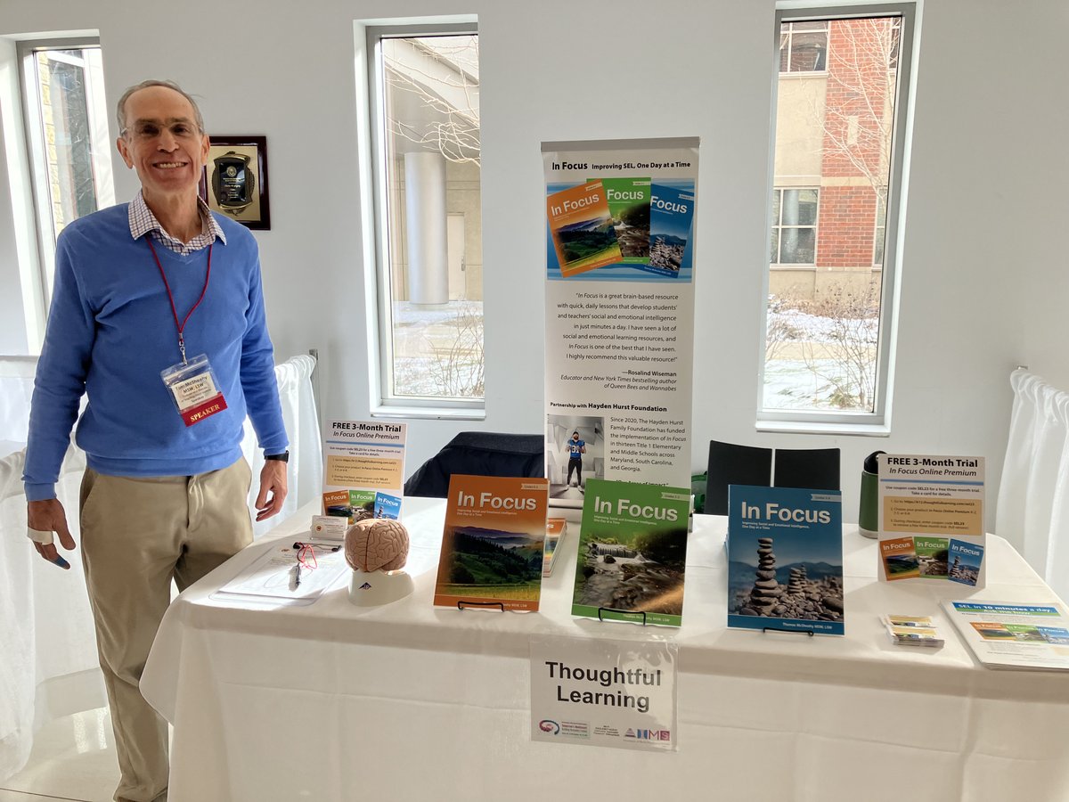 I was at the AIMS Conference on Saturday.  I really enjoyed talking to Montessori teachers and administrators about #SEL and my In Focus SEL curriculum .#neuroscience #mindfulness #Montessori #teachers #mentalhealth #socialemotionallearning