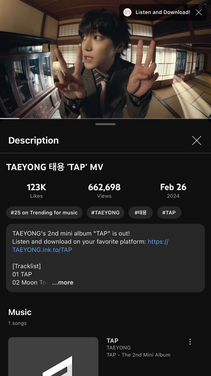 meowtilda_'s tweet photo. 🌹#TAEYONG TAP STREAMING PARTY🌹

https://t.co/m9JTruSwia

Free tag: @lladoong @opqrstyong @datboysuz @Biluidubilu 

SOLOIST TAEYONG COMEBACK  
#태용이와_여섯시에_탭 #TY_TAP_OutNow #TAEYONG_TAP https://t.co/l9X3ldl20v