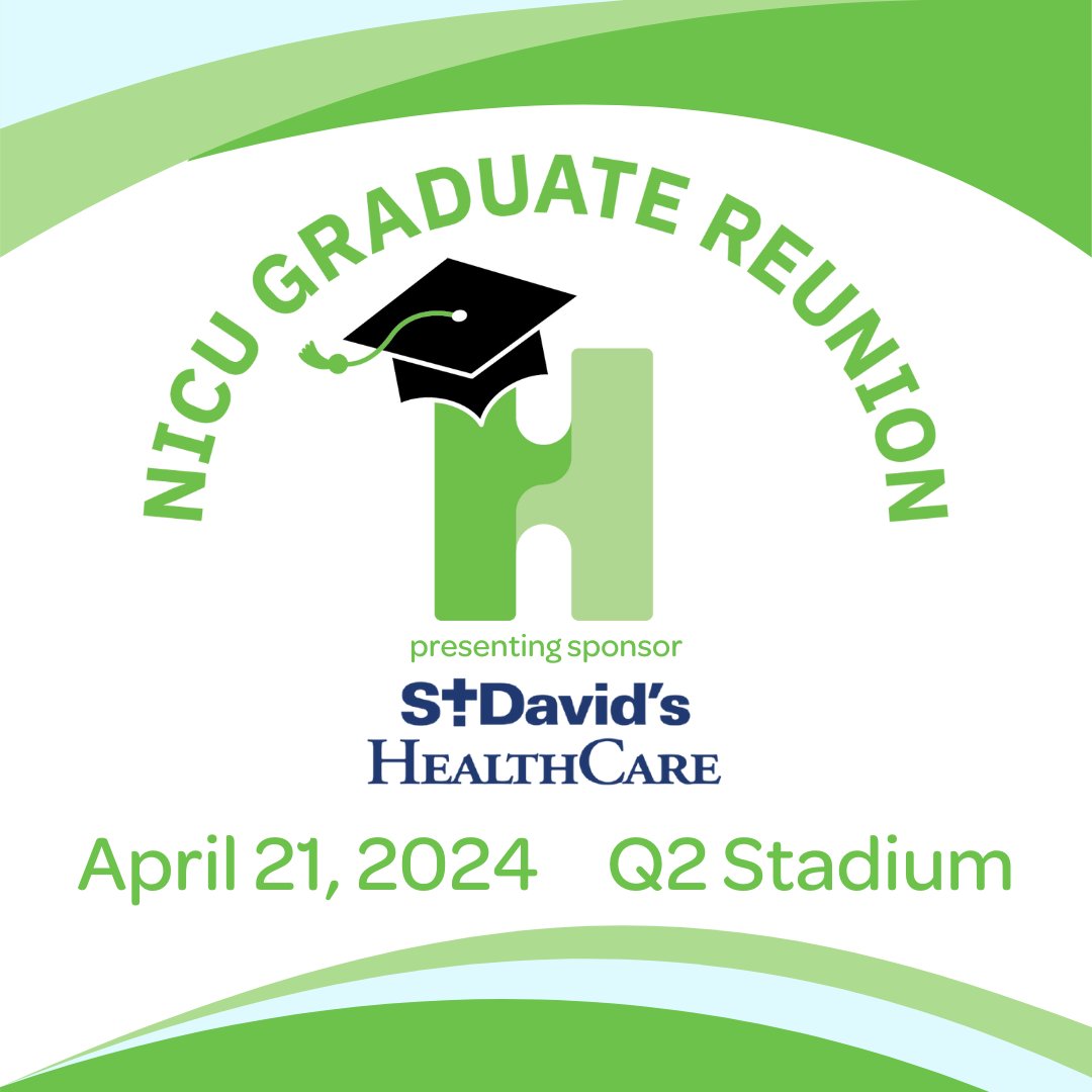 🎉Save the date! The BIGGEST NICU graduate celebration in Central Texas is back! Join us for Hand to Hold’s NICU Graduate Reunion! Sunday April 21, 2024, 11 a.m. - 3 p.m., Q2 Stadium Registration details coming soon! #ATX #AustinTX #Austin