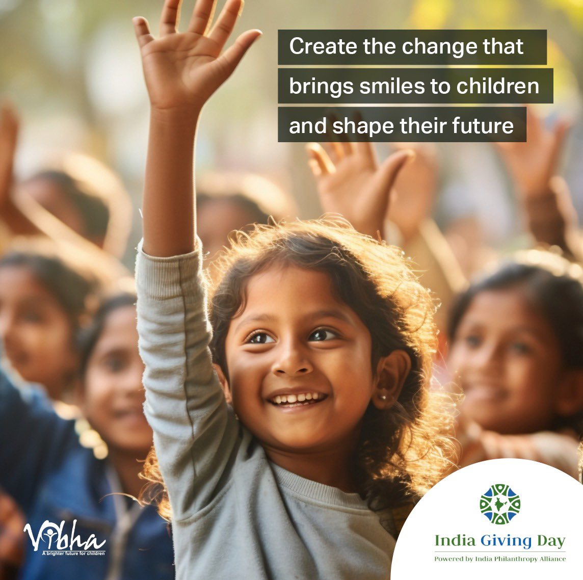 🇮🇳Join Vibha in our commitment to raising funds for India’s underprivileged children.

👏🏼 This India Giving Day presents an excellent opportunity to contribute towards the education of these children. Log on to indiagivingday.org/organizations/… NOW!

#vibha #vibhango #indiagivingday #india