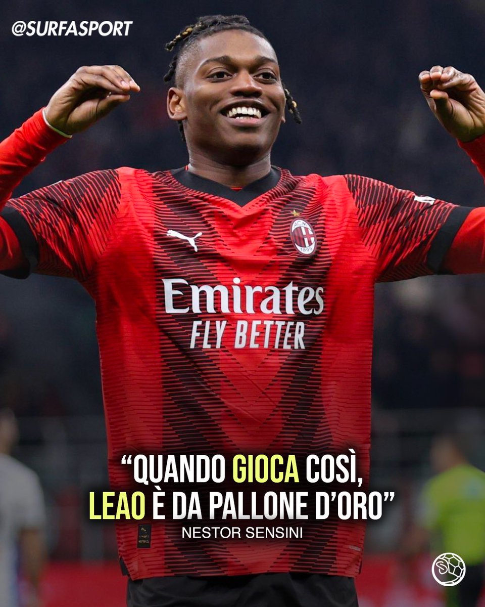 🇮🇹 SENSINI SU LEAO “QUANDO GIOCA COSì..” 🚨 A #Dazn, durante l’intervallo di #Milan vs #Atalanta, Nestor #Sensini ha parlato così di #Leao 🔥 👉 #Rafa è da Pallone d’oro? - 👉 Segui @surfasport ♥️