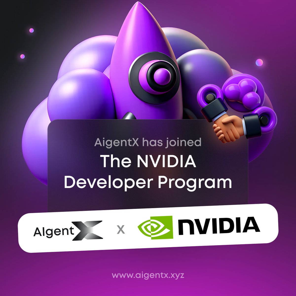 0xAgix's tweet image. AigentX 🤝 NVIDIA

We're excited to announce that AigentX is now a proud member of the Nvidia Developer Program! 

This partnership is huge for us and is granting us access to an extensive repository of cutting-edge tools and training resources. 

Here's what this means for…