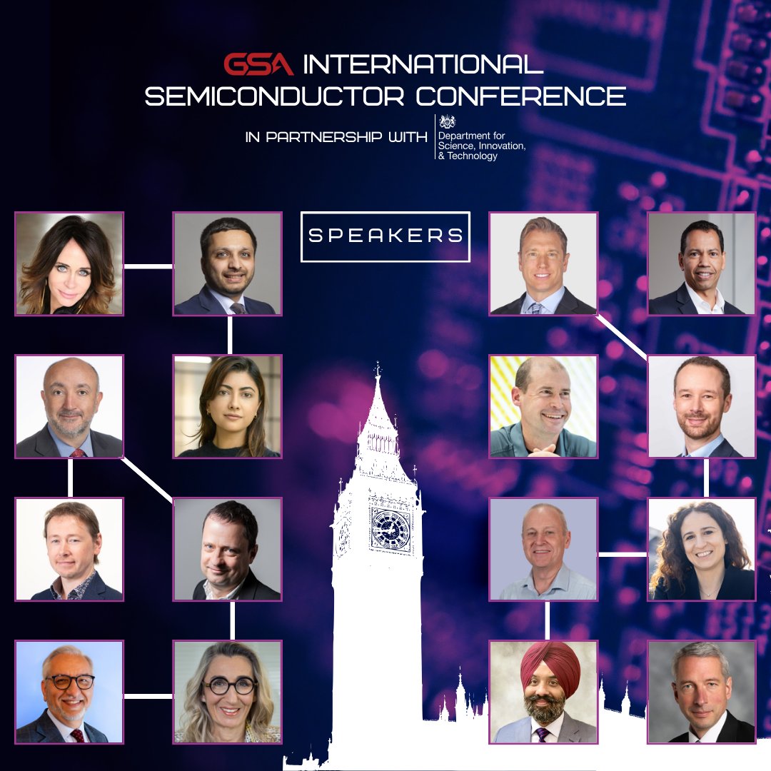 WHAT A LINEUP.💥 And that's only half of the remarkable speakers that will join us on March 13th and 14th in London for the International Semiconductor Conference. Learn more & secure your registration today: community.gsaglobal.org/s/lt-event?id=…. #GSA#semiconductor #semiconductorindustry