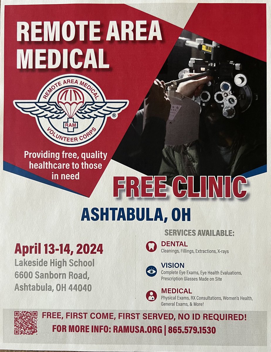 Free Clinic! See below: