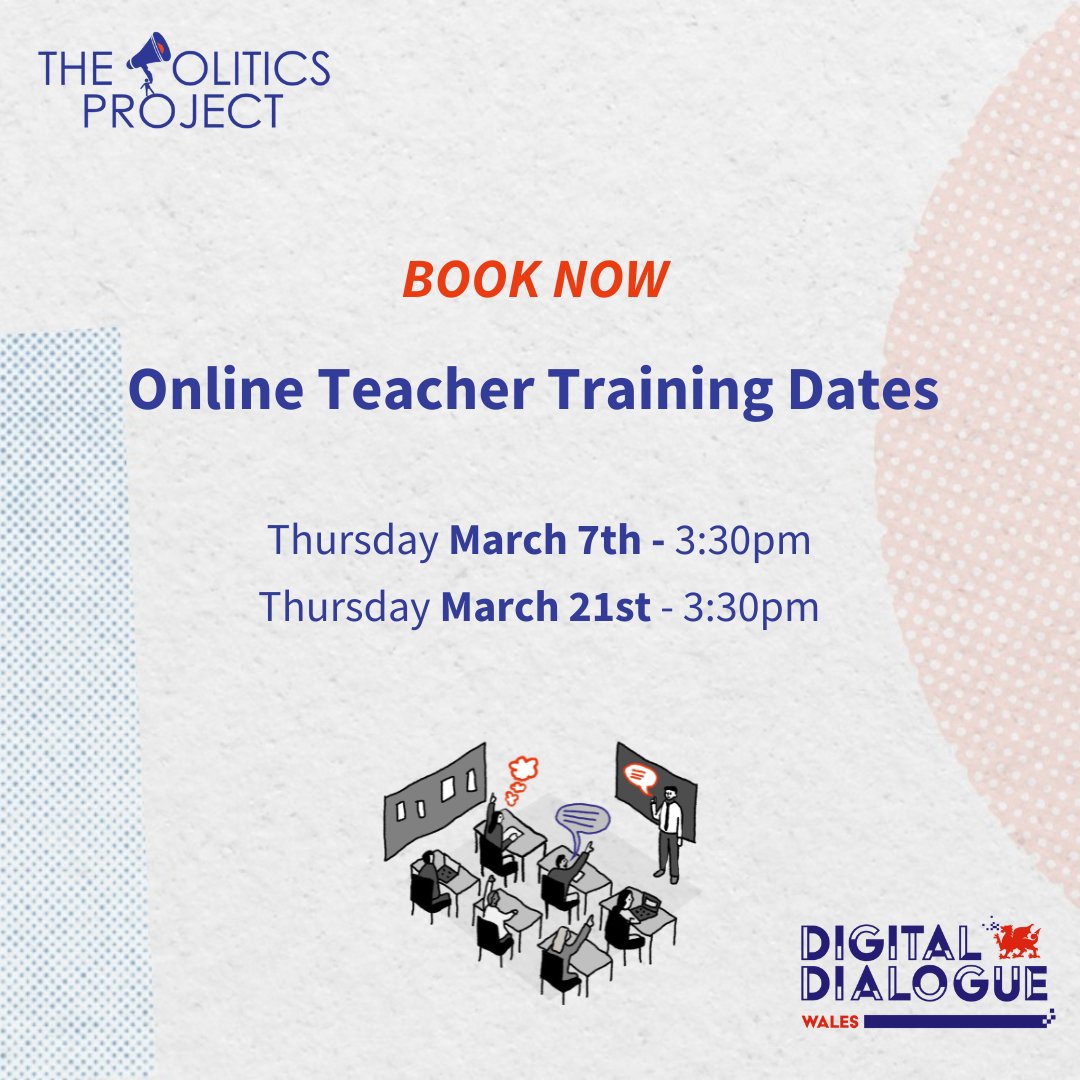 Calling all Teachers in Wales 🏴󠁧󠁢󠁷󠁬󠁳󠁿📢♥️

Join our Digital Dialogue: Wales Programme today by registering for one of our upcoming trainings:
