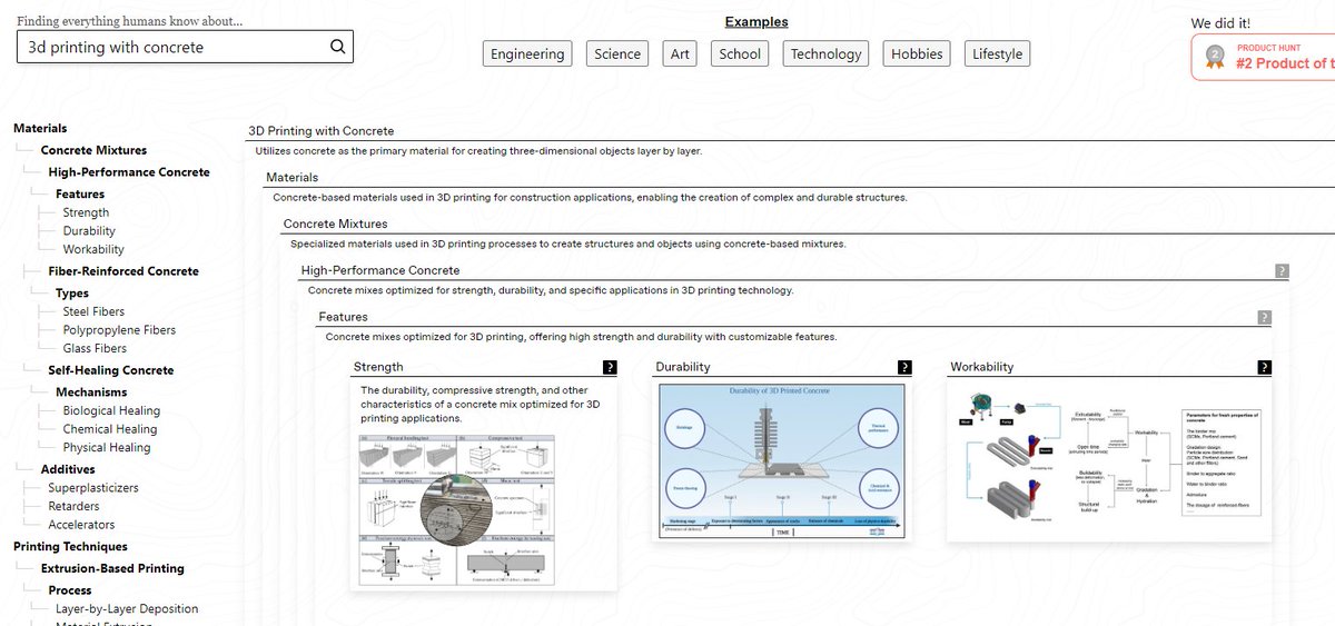 kohantoys's tweet image. Bueno les voy a mostrar una herramienta INCREIBLE para aprender sobre cualquier tema.

Básicamente ingresas un tópico y el sitio usa IA para armarte toda la estructura de temas y sub-temas necesarios para entenderlo.

Es como tener un profesor de cualquier tema a tu disposicion.
