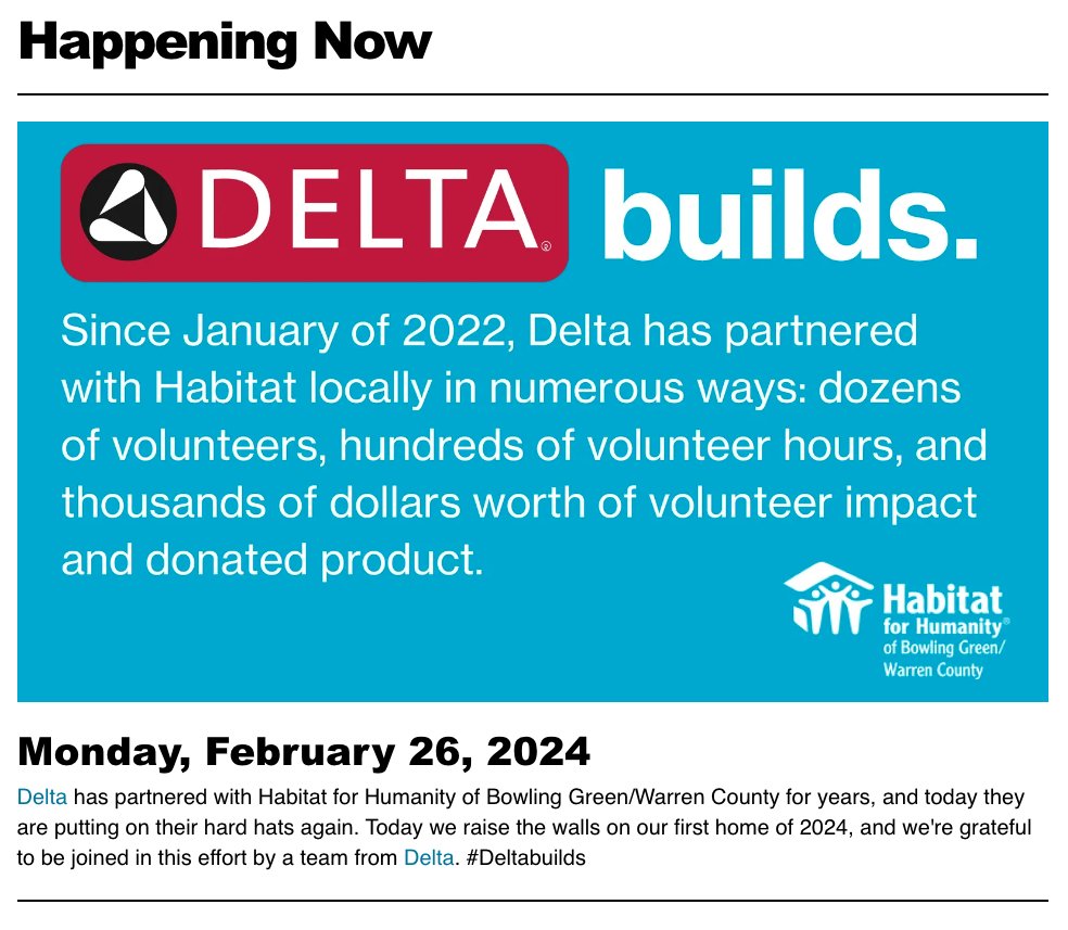 And we're off and running. We're raising the walls on house number one for 2024. #Deltabuilds