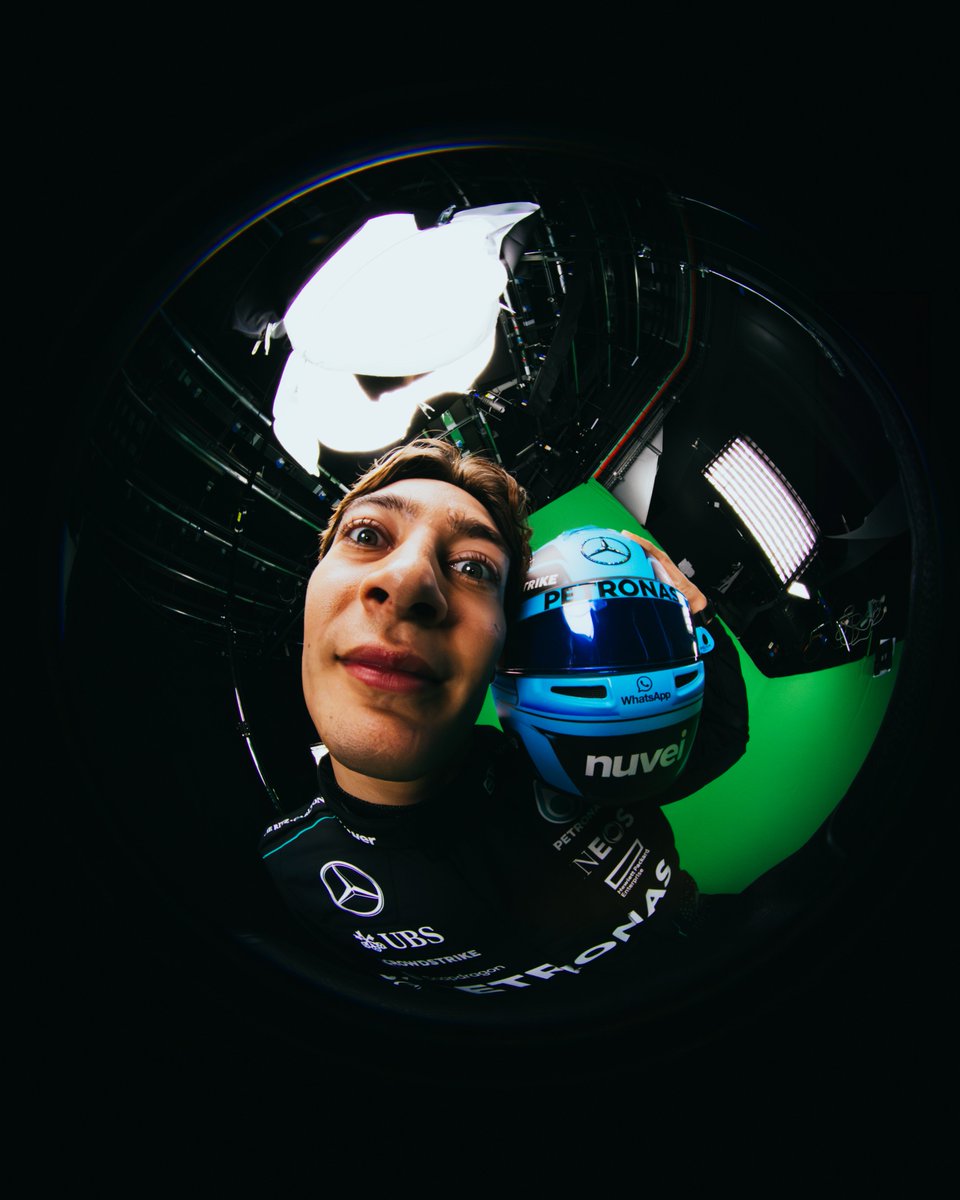 F1's tweet image. POV: Through the peephole 🚪🤪 

#F1 #BahrainGP