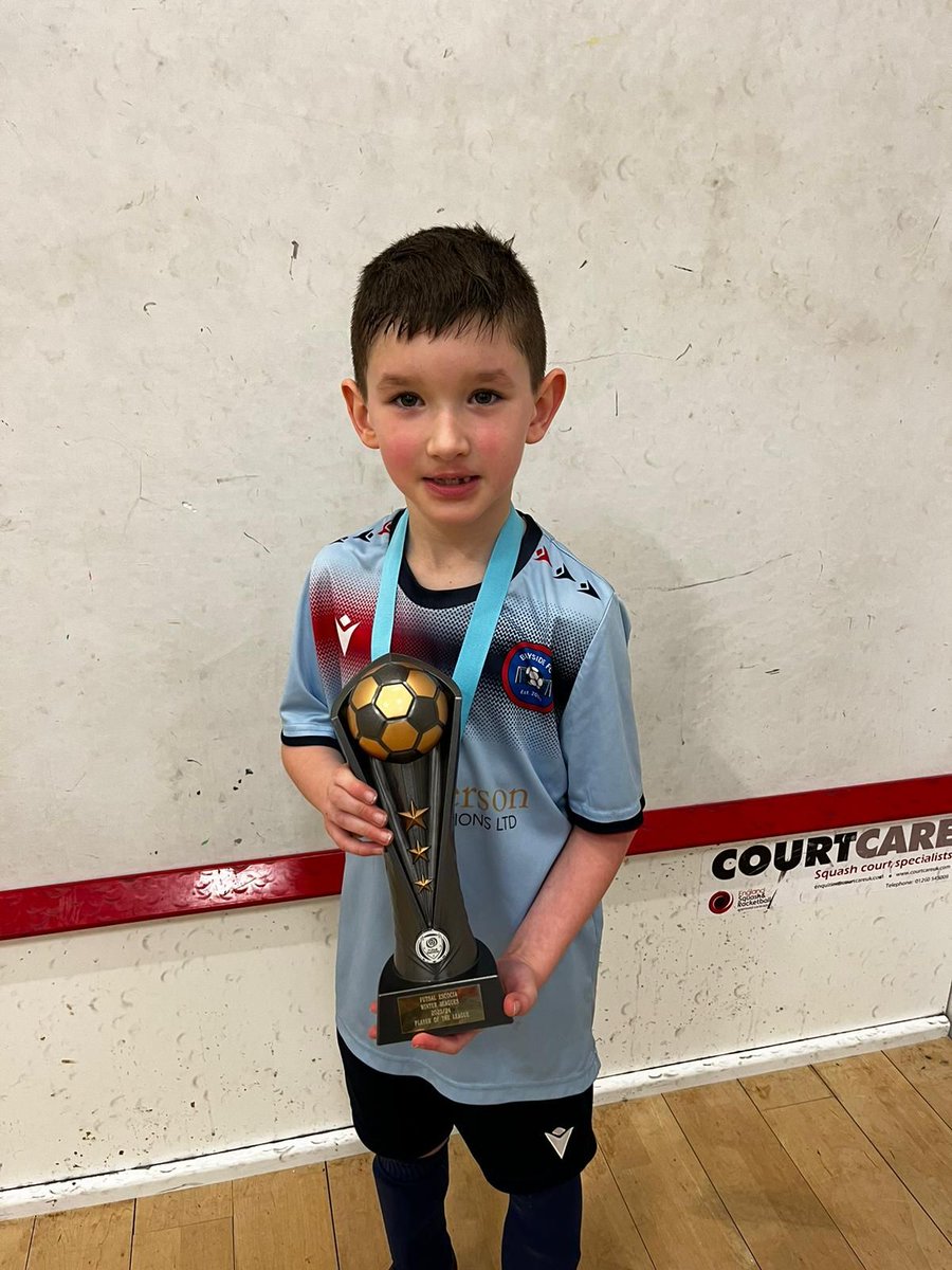 Our 2017 Boys team - sponsored by Quandersons Solutions and Staffscanner - with their medals after the last week of Futsal Liga 8.

Player of Liga 8 was Hugo Harkness of Bayside 2017s, voted for by the head coaches of opposing teams.

Well done boys!