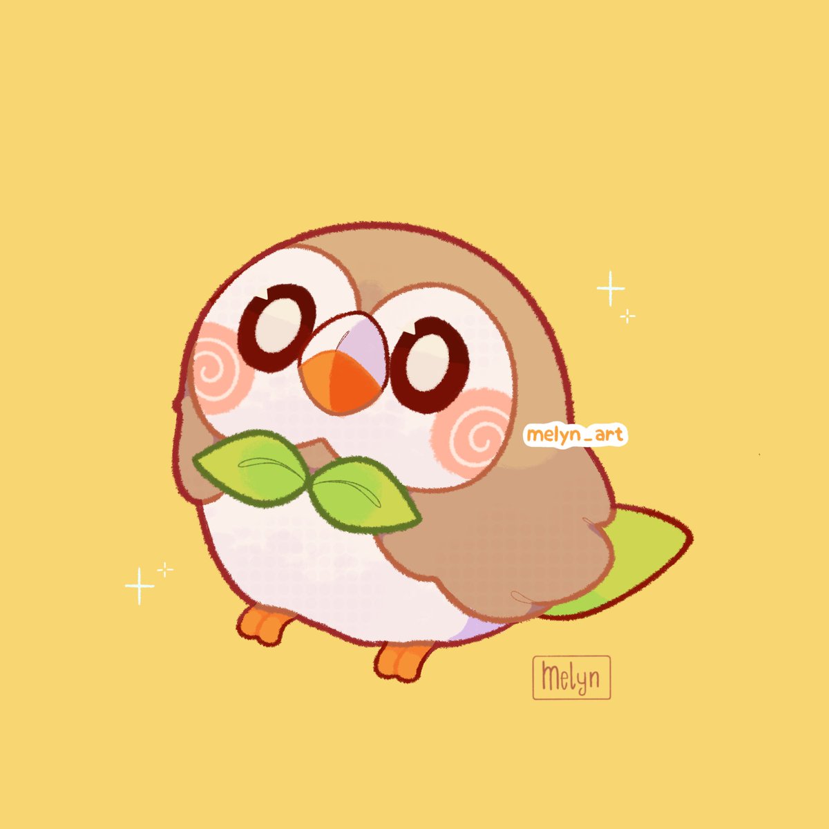 🌱; little rowlet  ✧⁠*⁠。