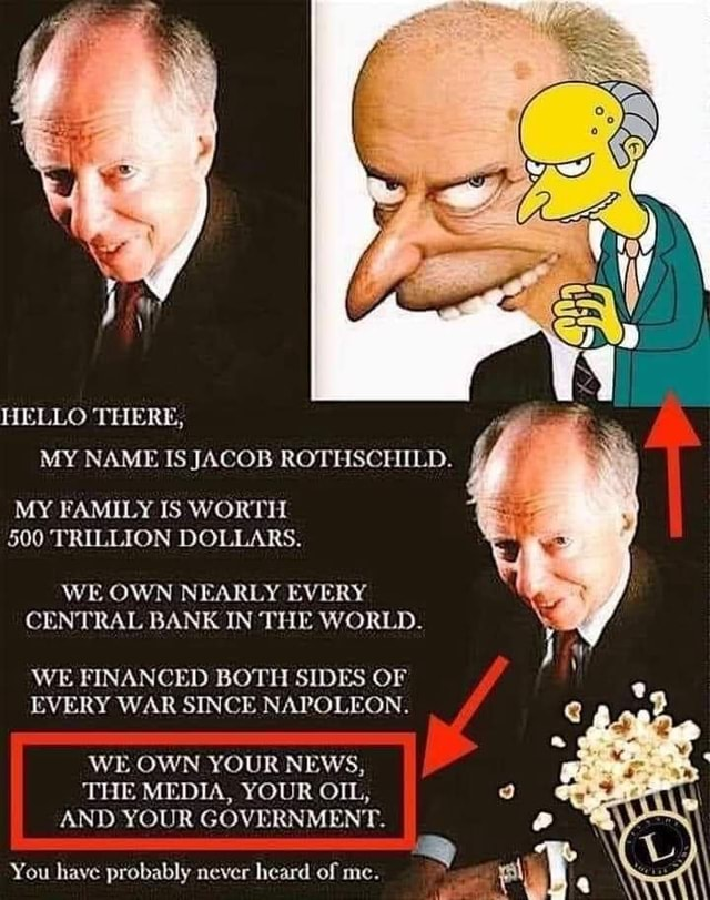 The best thing about #Rothschild croaking is young people are about to get a crash course on the Federal Reserve and why they have no hope of freedom if they allow it to continue to exist. #EndTheFed #EndTheWEF