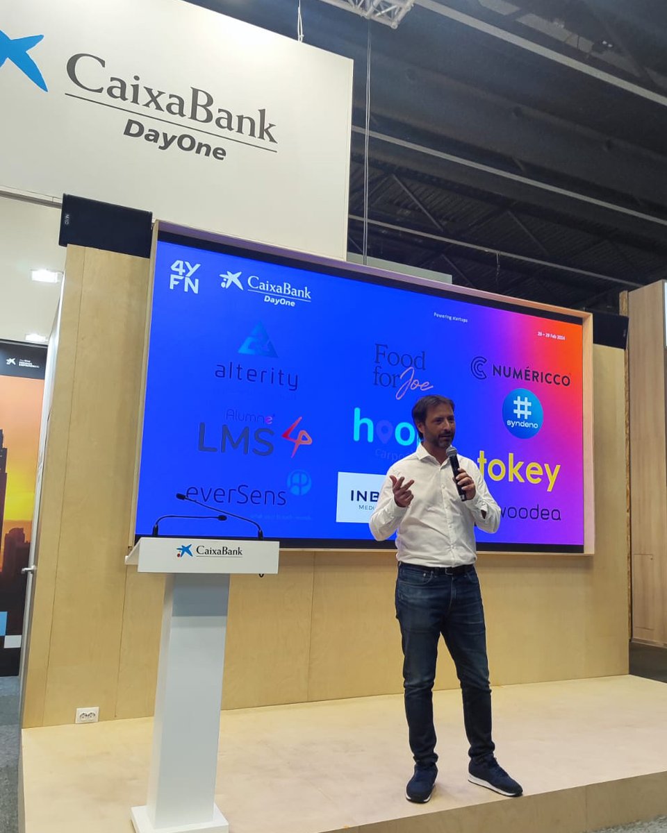 🟡 #4YFN24

<a href="/OctaviUya/">Octavi</a>, CEO &amp; Co-Founder de #Woodea, ha dado a conocer nuestro modelo de #ConstrucciónIndustrializada en el Ágora Stand DayOne by <a href="/CABK_Connect/">CaixaBank Connect</a>.

#MWC24 #startups #founders #investors #InWoodWeTrust #construcciónsostenible #descarbonización #impacto