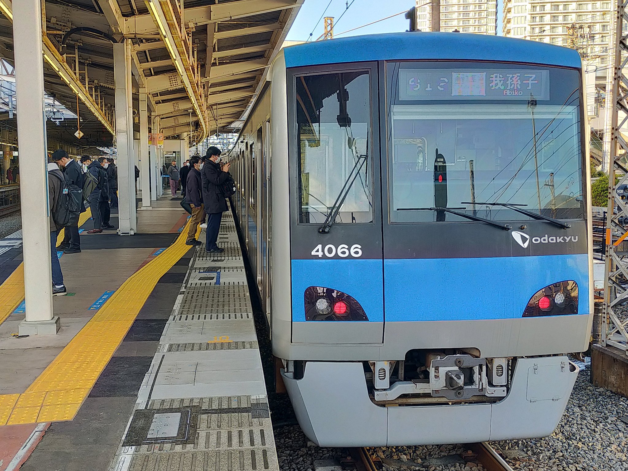 小田急　旧4000系　車外車号板　4303 小田急沿線住み鉄道ファン日記: 7月 2018