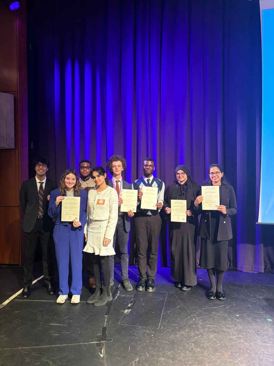 MulberryTH's tweet image. A proud moment for @MulberryTH at the West London MUN as we clinched 5 prestigious awards, including the coveted Conference Best Speaker accolade! 🏆🌟Our dedication and excellence shine through in every MUN debate. #ModelUN #AwardWinners