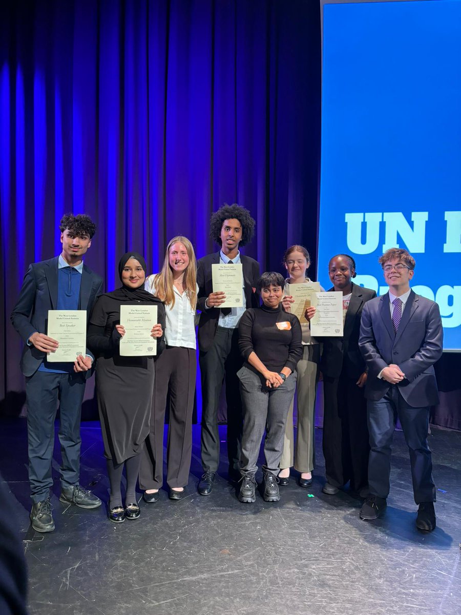 MulberryTH's tweet image. A proud moment for @MulberryTH at the West London MUN as we clinched 5 prestigious awards, including the coveted Conference Best Speaker accolade! 🏆🌟Our dedication and excellence shine through in every MUN debate. #ModelUN #AwardWinners