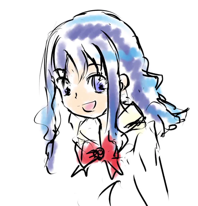 こんなのかな?w #同じ人が描いた温度差が凄い絵を貼る 