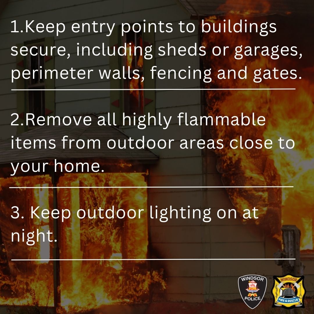 WindsorPolice's tweet photo. How can you help to prevent possible arsons? 

Here are three ways! 

For more information on fire safety visit: https://t.co/XlDPDkwfoF https://t.co/oJqptEnDTg