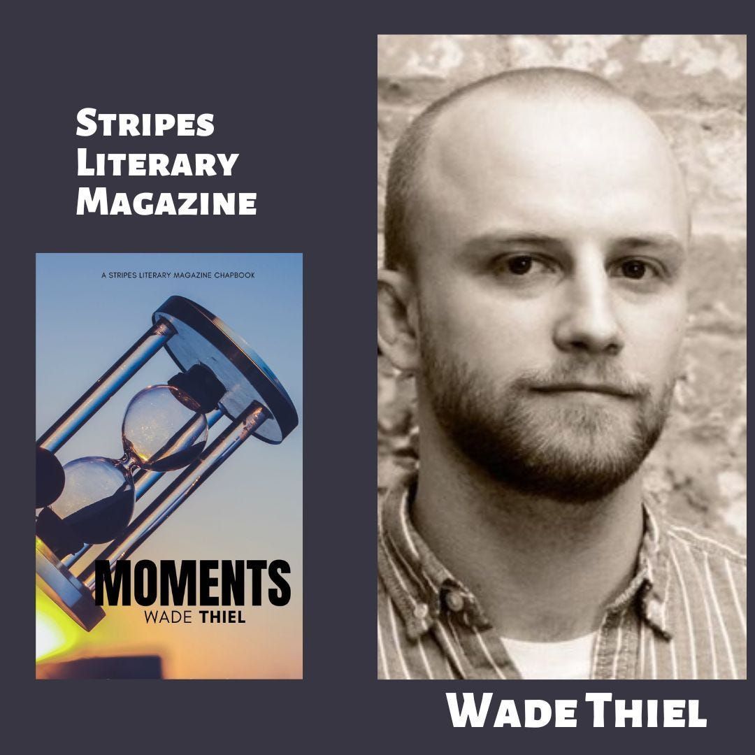 UIndy_English's tweet photo. Check out this interview and Author Showcase with writer and @UIndy English alumni (Creative Writing, '14) Wade Thiel (@WadeThiel) with Stripes Literary Magazine (@thestripesmag): https://t.co/XE1a0HY48h https://t.co/O0plMma7p3