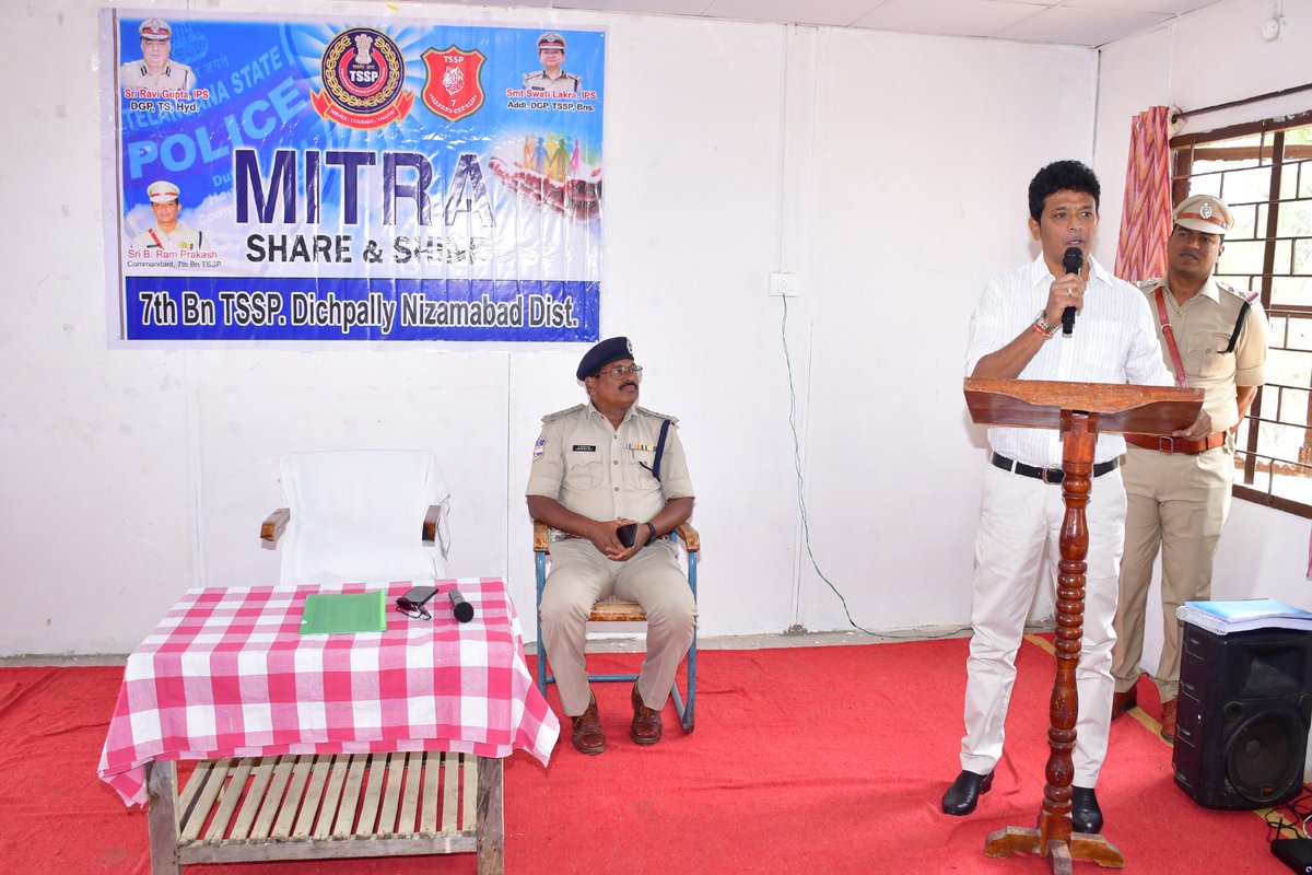 7thBnTSSP's tweet photo. Inaugurated #MITRA share &amp; shine Training  Program (1st Batch) to Police Personnel  of this unit #TSSPBns #TelanganCoPs https://t.co/RwHQVnlOEG