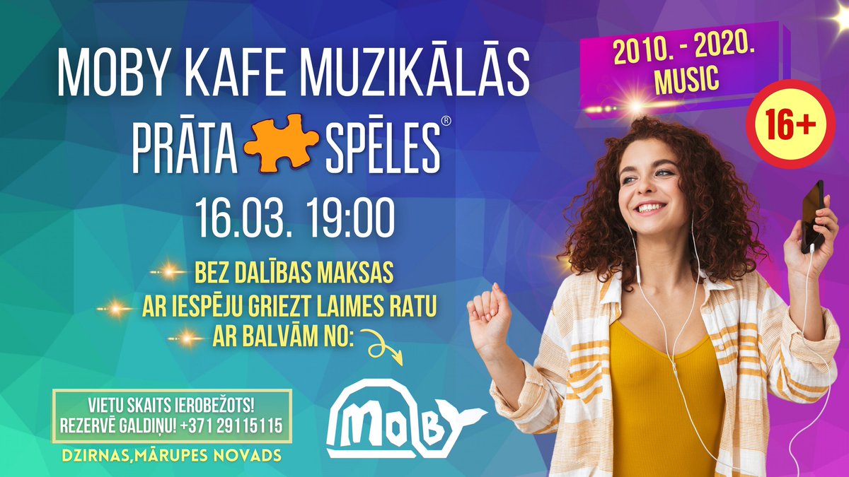 Muzikālās spēles:

♫ Juglā facebook.com/events/3685110…
♫ Mārupē facebook.com/events/3623870…

Tiekamies! :)