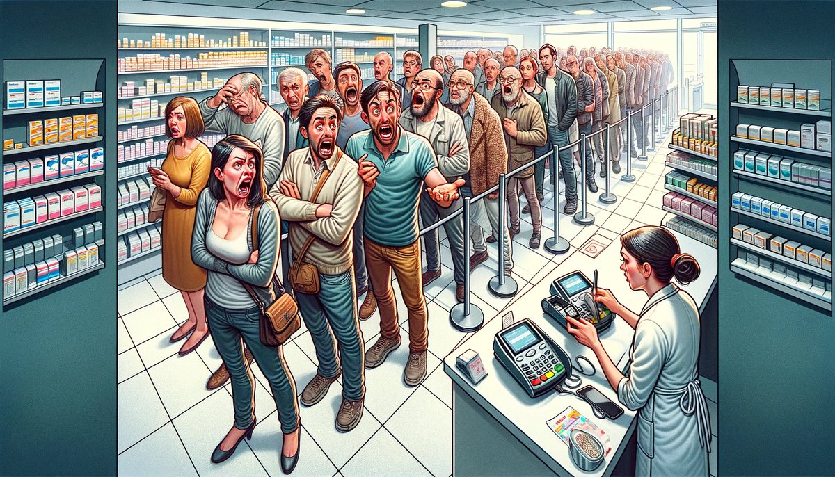 ManOnThePen's tweet photo. Are any of my other #pharmacist friends hearing that this #ChangeHealthcare outage may last weeks/months? I’m not liking what I am hearing.
.
.
.
.
#pharmacy #mounjaro #ozempic #wegovy #medicine #obesitymedicine #optum #optumrx #uhc #unitedhealthcare #cyberattack #cybersafety #hipaa