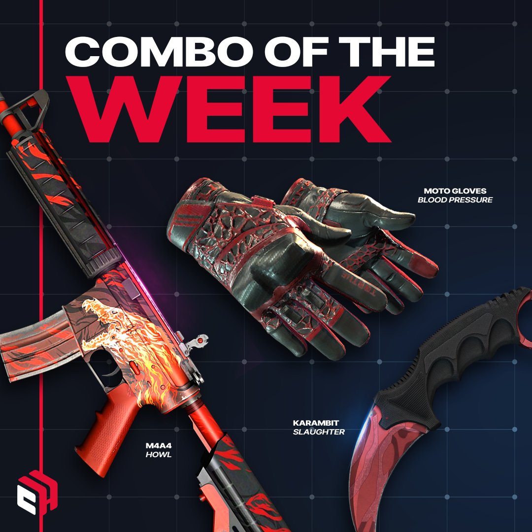 Red skins exudes power! 💥
Don't you think? 🤔💬

Visit CaseHug.com and get a 25% additional FREE BONUS with code CASEHUG! 🔥
#casehugcom #skinsgiveaway #CS2 #csgogiveaways #skins #gamingcommunity #CSGOgiveaway #csgoskins #eSports #combo