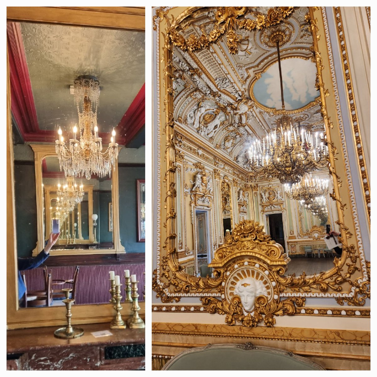 When you just love infinity chandeliers.  You have a challenger for the prettiest ones @thecardiganarms in @palazzoparisio 
##ihavethebestclients