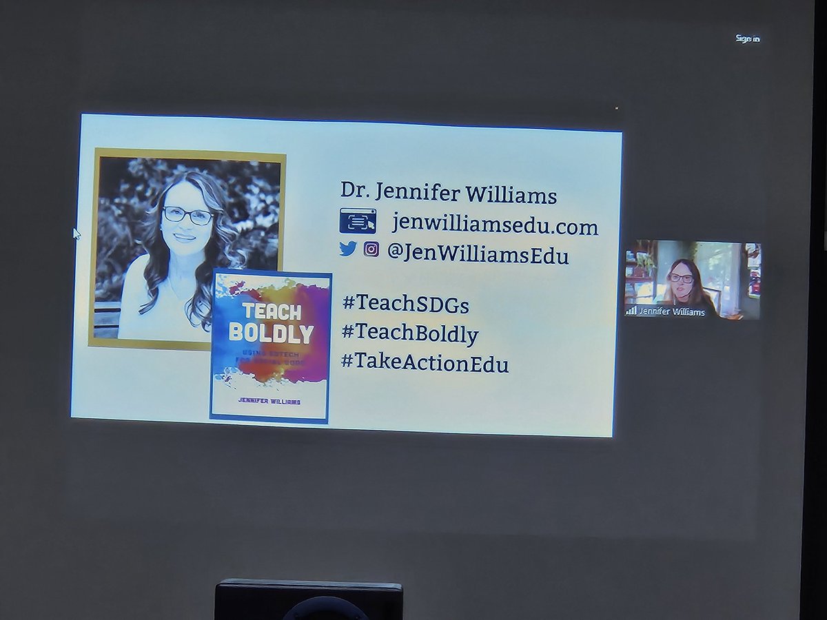 mjabot's tweet image. So blessed to have @JenWilliamsEdu working on Global Education and Climate Education with the EDU403 students!! #teachsdgs @SUNY @FredoniaU @GLOBEProgram @NASA