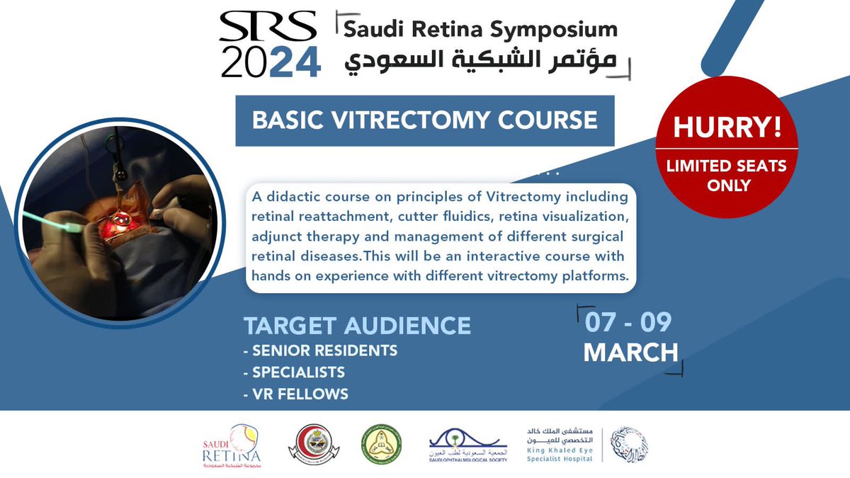 SaudiRetinaGrp's tweet photo. #srs2024 https://t.co/I0KWeXsU2m