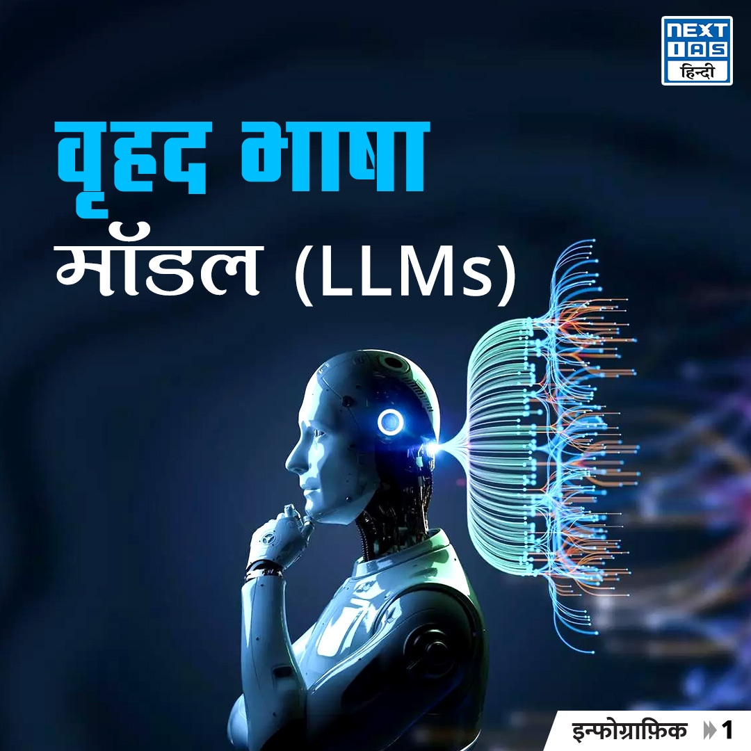 NEXTIAS_HINDI's tweet photo. डेली इन्फोग्राफ़िक्स (26-02-2024)
विषय: वृहद भाषा मॉडल (LLMs)

#NEXTIASInfographic  #largelanguagemodel #LLMs #scienceandtechnology #T3 #autogressives #ENCODER #Decoder #hyperparameters #upsc #upscprelims #IAS #upscpreparation #knowledge #civilservicesexam #NEXTIAS #NEXTIASHindi https://t.co/AxK2hhxXIz