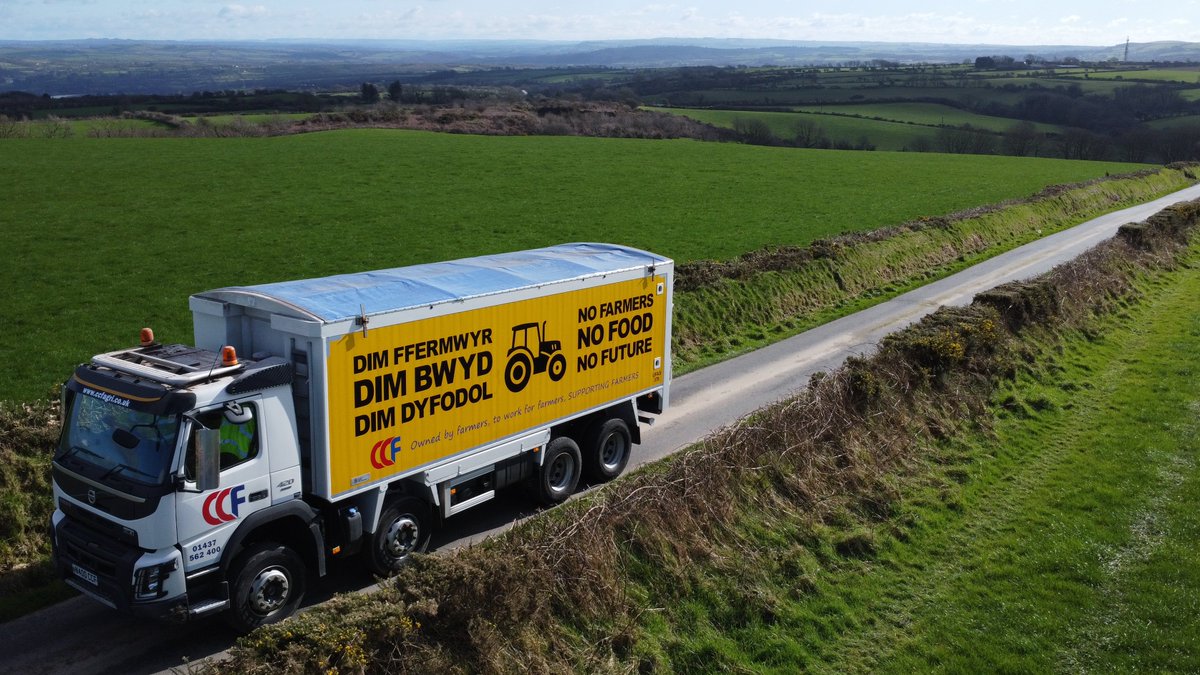 NO FARMERS, NO FOOD
CCF are proud to be part of the campaign for fair farm funding, and policies that support agricultural businesses and the wider rural economy. Keep an eye out for our newly wrapped lorry, delivering the message across the roads of Wales.