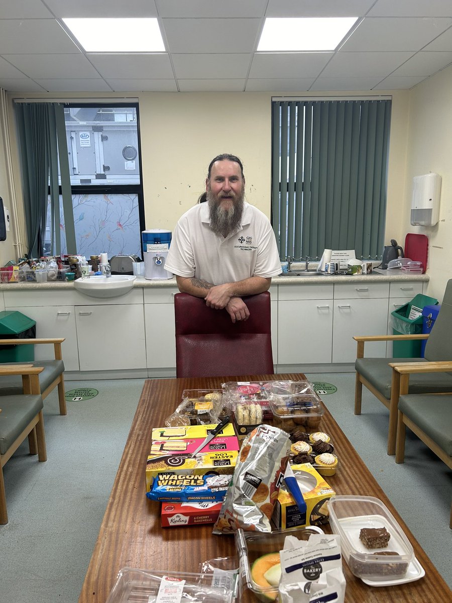 Occupational Therapy UHW said goodbye to our OT technician Matt on Friday after 10 years! Best of luck in your new role Matt!