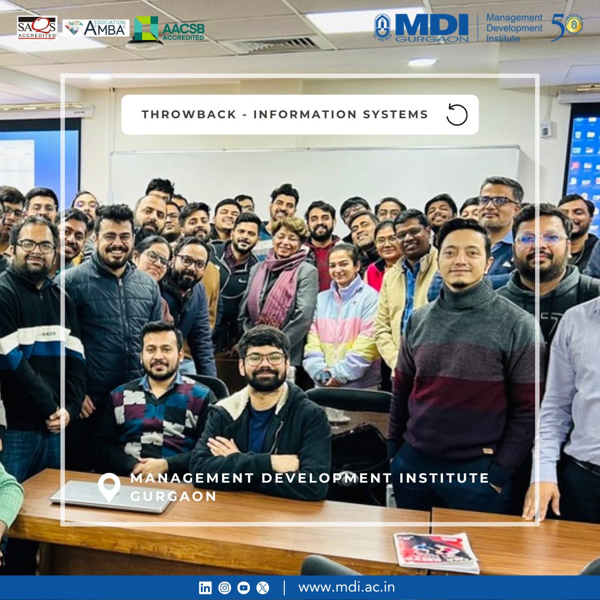 mdinmp's tweet photo. 🎓✨ Revisiting corridors of wisdom and enlightenment!
📸👏📣To all professors and guests whose impact echoes in the boardrooms of our careers and made the journey of @mdinmp unforgettable at @MDIGurgaon ! 🥂

#EMBAJourney #ProfessorAppreciation #LearningNeverEnds #NostalgiaTrip https://t.co/86jFuQs9Xw