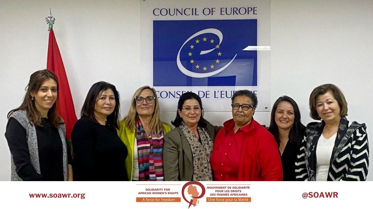 SOAWR members <a href="/JossourFFM/">Jossour FFM</a>, Kadirat and <a href="/EqualityNow/">Equality Now</a> had a fruitful exchange with <a href="/CarmenMORTEG/">CarmenMorte كارمن مورتي كوميز</a>, the Head of the Council of Europe Office in Rabat, Morocco, and her team on the #MaputoProtocol and the Istanbul Convention, charting out a collaborative pathway.