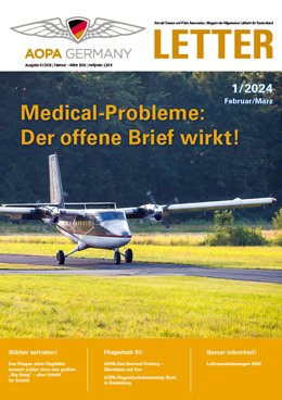 AOPA Letter 1-24 steht online zur Verfügung!

Die Februar / März Ausgabe steht online zum Download bereit. Hier geht es zur Themenübersicht und zum Download: bit.ly/3OXXN7t
#weareGA #pilot #flying