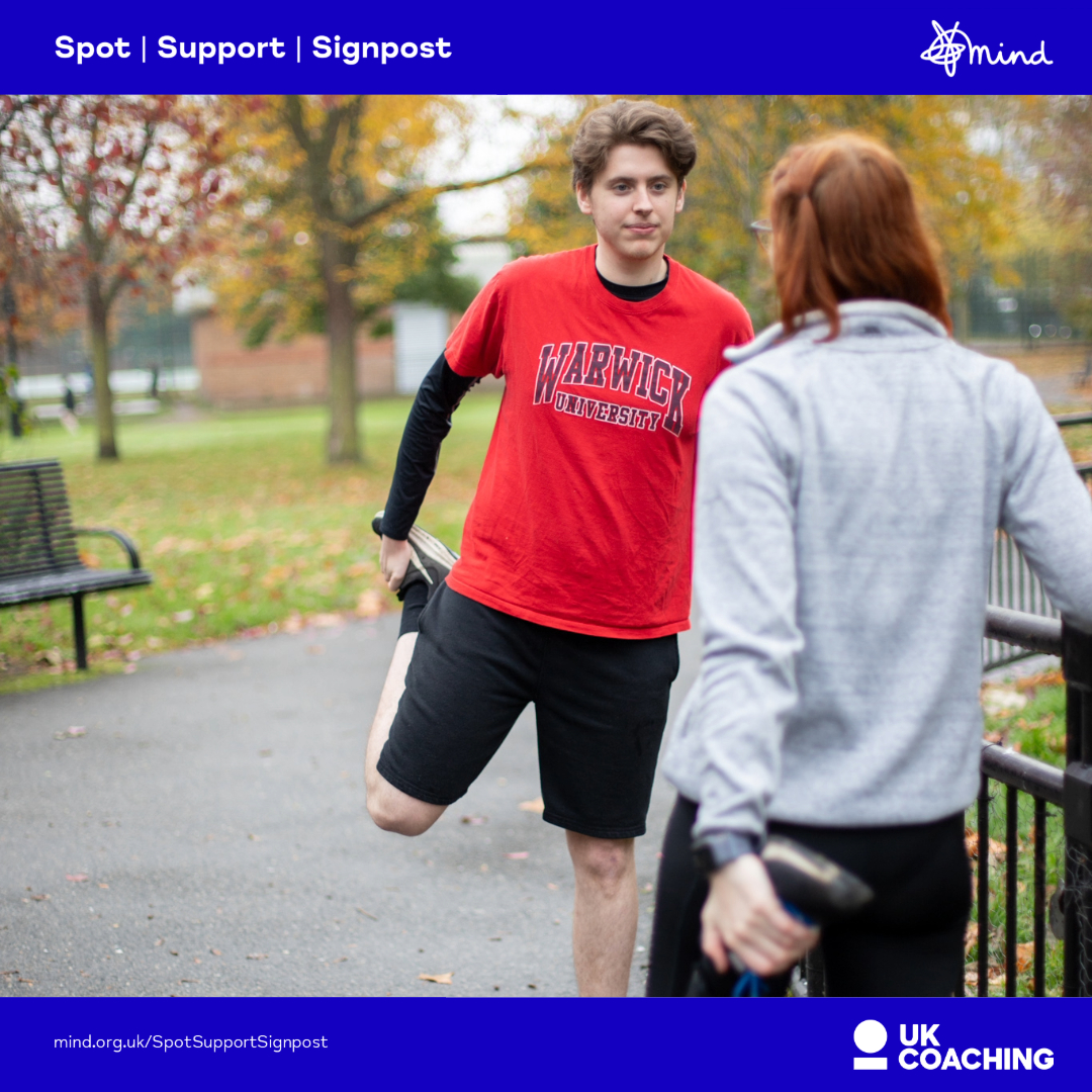 Did you know 1 in 4 people face mental health challenges each year?

<a href="/MindCharity/">Mind</a>'s new initiative 'Spot. Support. Signpost.' equips everyone from volunteers to leaders with the tools to help

Learn to spot signs, offer support &amp; connect to free resources: mind.org.uk/SpotSupportSig…