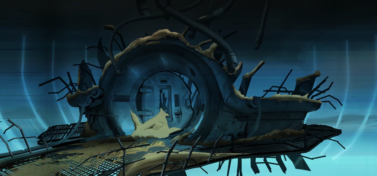 nennnnnn's tweet photo. 2019 All I Have Is Time . This is the core for the experiments held at the facility - it explodes and spreads soot that changes time. I loved the direction for the visuals that Max had ( @xoco1 ) https://t.co/kXzzw2Scbh