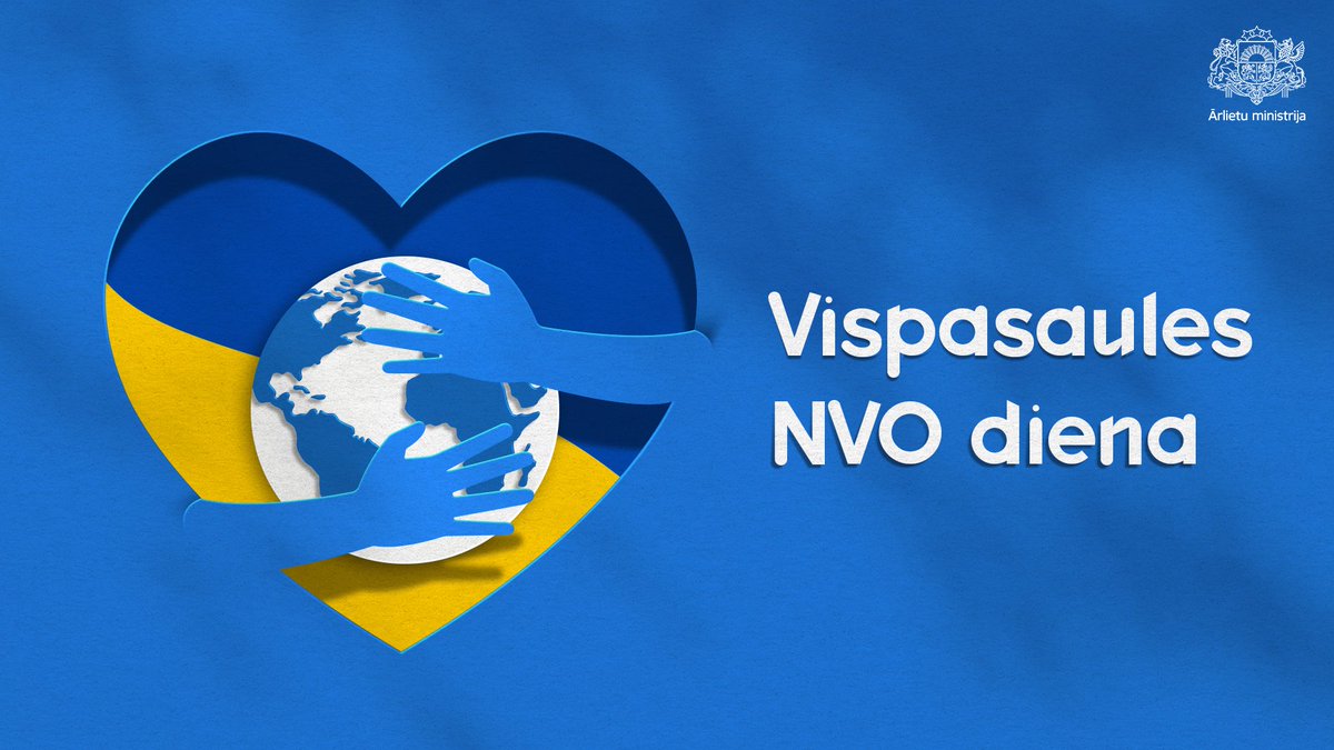 Pasaules nevalstisko organizāciju dienā izsakām īpašu pateicību Latvijas nevalstiskajām organizācijām, kuras nesavtīgi sniedz palīdzību Krievijas agresijas karā pret Ukrainu cietušajiem Ukrainas iedzīvotājiem 💙💛 

#atbalstuUkrainu #NVOdiena