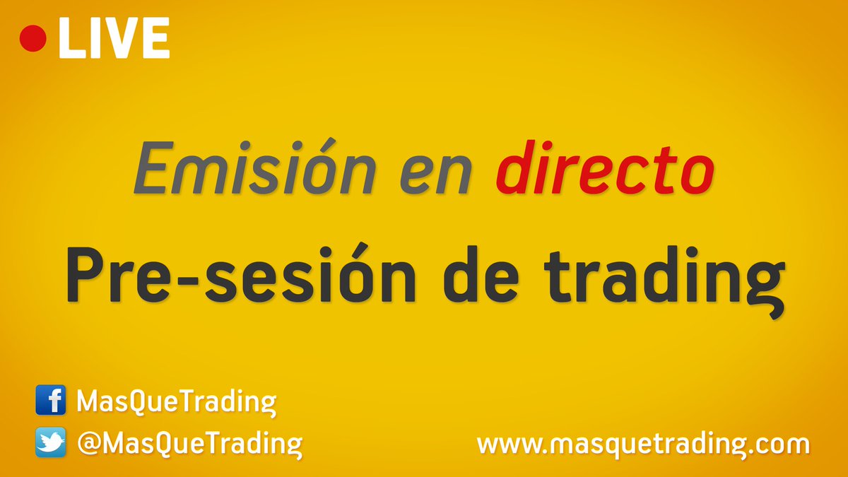 MasQueTrading's tweet photo. Webinar-Emisión resumen y previsión semanal en directo gratuito de 15.00-1.00 de múltiples mercados. https://t.co/VC6mTmTeKk  @NTEcosystem @NinjaTrader #Bolsa #futuros #índices #divisas #cripto #masquetrading #dólar #euro #forex #Mini_SP500 #Mini_Nasdaq #Mini_Dow #dax #bund https://t.co/EU63KxmipR