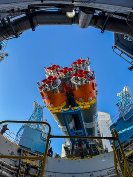 rondaz_4's tweet photo. Katya Pavlushchenko @katlinegrey
Soyuz 2.1b launch vehicle with #MeteorM No 2-4 and 18 small satellites has been rolled out on Vostochny. The launch is scheduled for February 29, 05:43 UTC. 2/26/2024 https://t.co/rmIL7v3AHa
