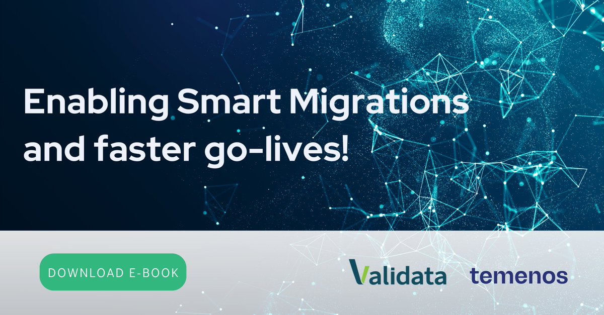 ValidataGroup's tweet image. With Validata ConnectIQ, no-code, cloud-native #dataenablement platform, we are migrating millions of customer accounts in just a few months! We even make the most complex core migrations possible in less than 7 months! Download the #ebook bit.ly/4bPw5nm

#reconciliation