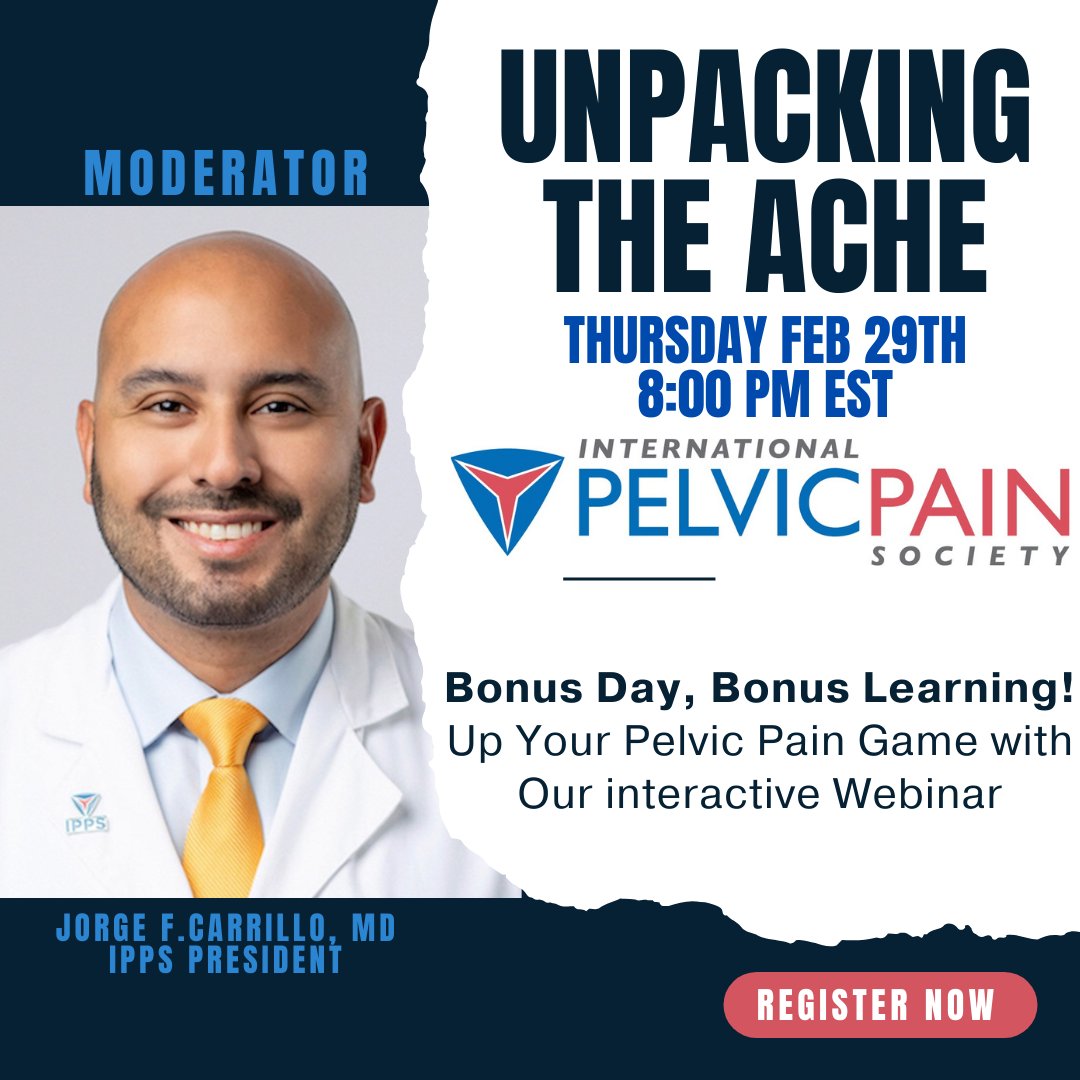 Calling all pelvic pain specialists! Join us for an interactive online event next Thursday, February 29th at 8:00 PM EST as we unpack a complex clinical scenario. To join, stay tuned for a link to be shared on February 29th.