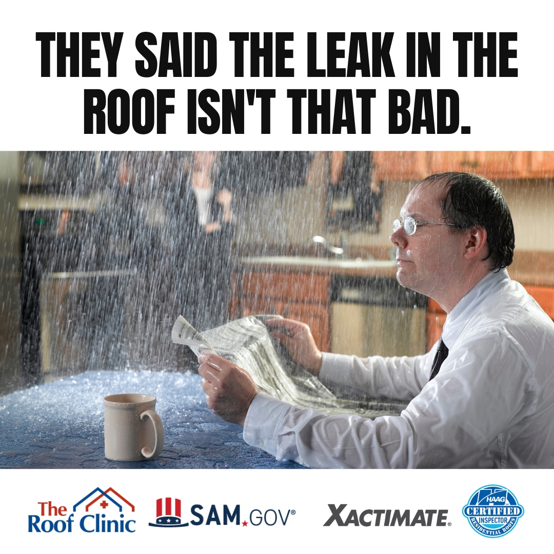 TheRoofClinic's tweet image. When they say the roof leak isn&apos;t that bad, but it&apos;s the most annoying thing in the world. 😑☔ 

#RoofProblems #AnnoyingLeaks