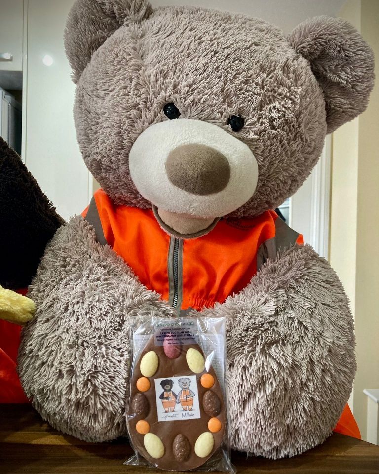 Millsie was delighted that she was appearing on the #easter offerings from @lilypadbakery.

Please head to buff.ly/3T9Lp72 for more delicious chocolate #Eastereggs.