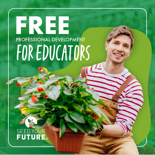 seedyourfuture's tweet image. Application deadline is quickly approaching! 🗓️ Seed Your Future invites science educators to a FREE professional development event in Indianapolis. Apply online to cultivate your skills and passion for inspiring future scientists! 🌿🔬# #ScienceEducators #SeedYourFuture