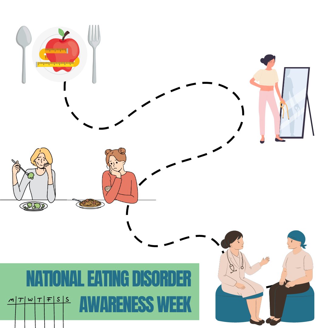 Signs so you can help #eatingdisorderawareness

✅ Low Self- Esteem and Distorted Body Image
✅ Intense Fear of Weight Change
✅ Behavioral Shifts Around Food
✅ More Irritable &amp; More Socially Isolated 

#mentalhealthishealth  #eatingdisorder #detroitmentalhealth #michigan
