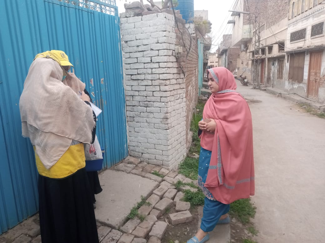 AC Sillanwali inspected Polio Field Teams and checked the Door Marking & Microplan from teams. She also checked finger marking by different children by visiting their homes.