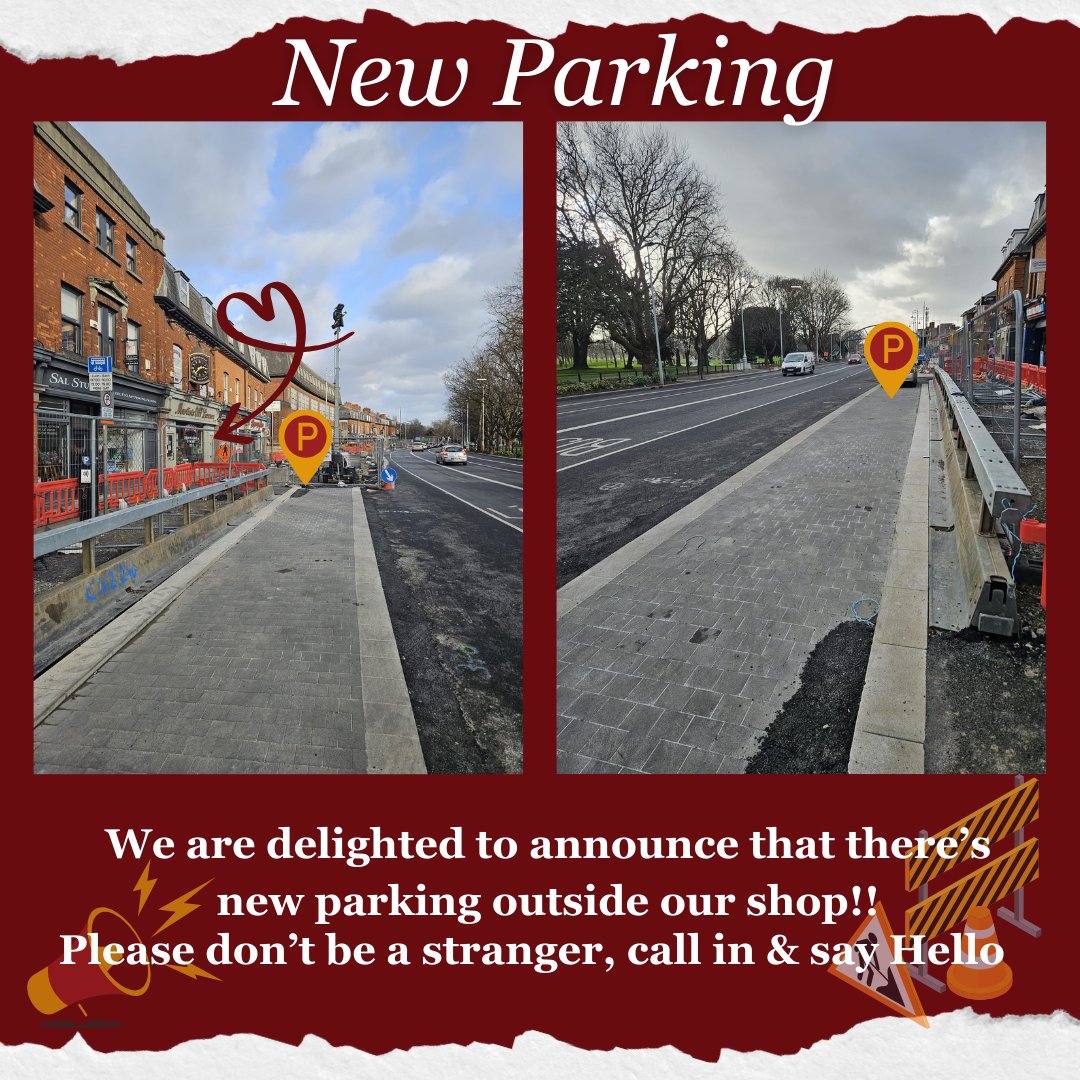 martinsfairview's tweet photo. Although there is still a lot of construction in the area, we are delighted to say we have some parking back!! pop in and say hello!๐ฅณ
#martinsofflicence #craftbeer #craftwine #spirits #irishwhiskey https://t.co/4UL85549Qc
